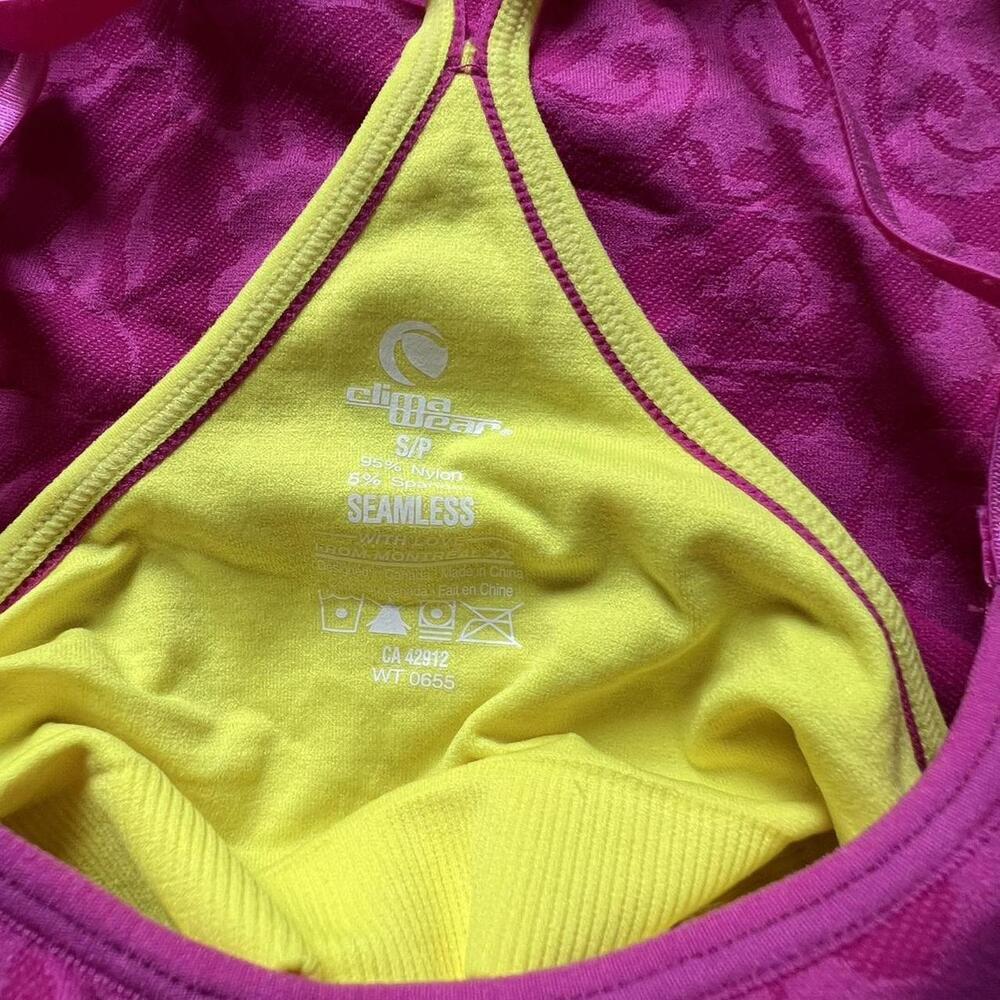 Pink And Yellow Tank Top - Picture 3 of 3